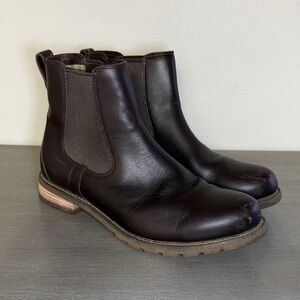Ariat Wexford H2O Waterproof Chelsea Boots Dark Brown/Burgundy Womans 9 B